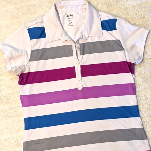 Multicolor Adidas Golf Polo - Picture 1 of 2